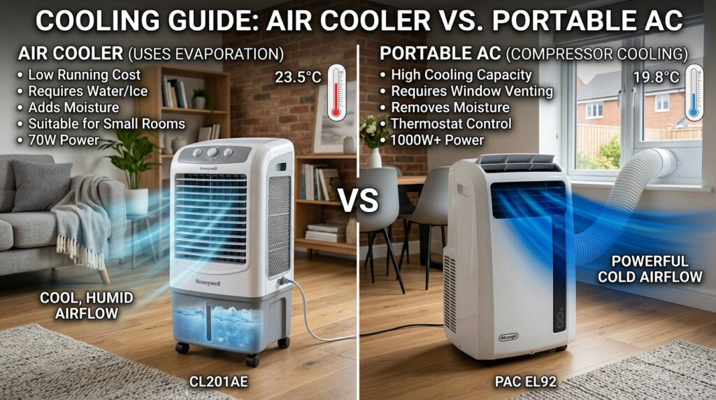 Air Cooler vs. Air Conditioner: What’s Actually Different