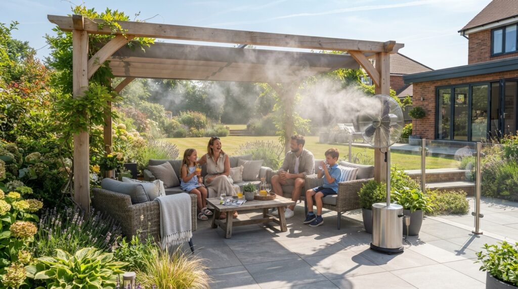 Best Misting Fans for Gardens and Patios UK
