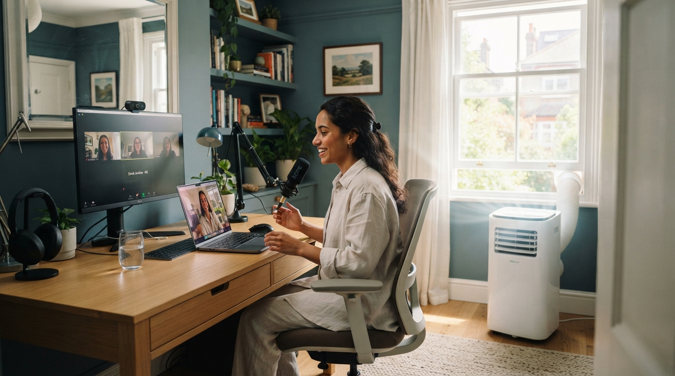 Best Quiet Air Conditioner for Video Calls and Working From Home (UK)