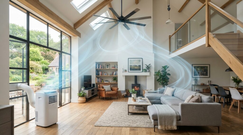 How to Cool a Room with High Ceilings