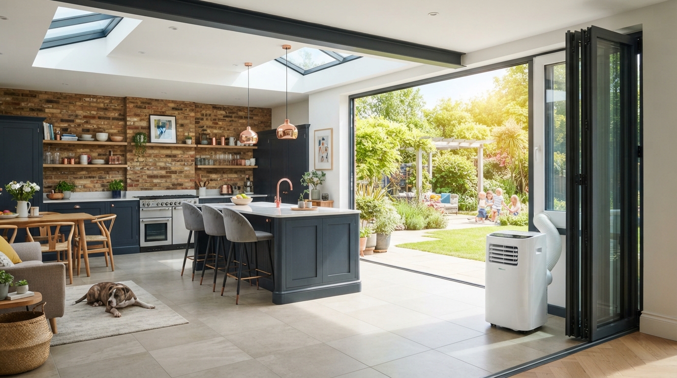 Best Air Conditioner for a Kitchen Extension or Bifold-Door Room UK