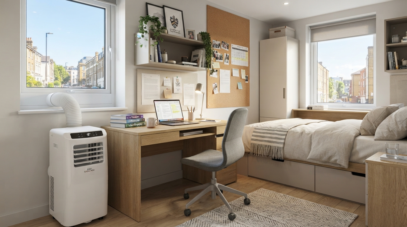 Best Portable Air Conditioner for Student Halls & Shared Accommodation UK