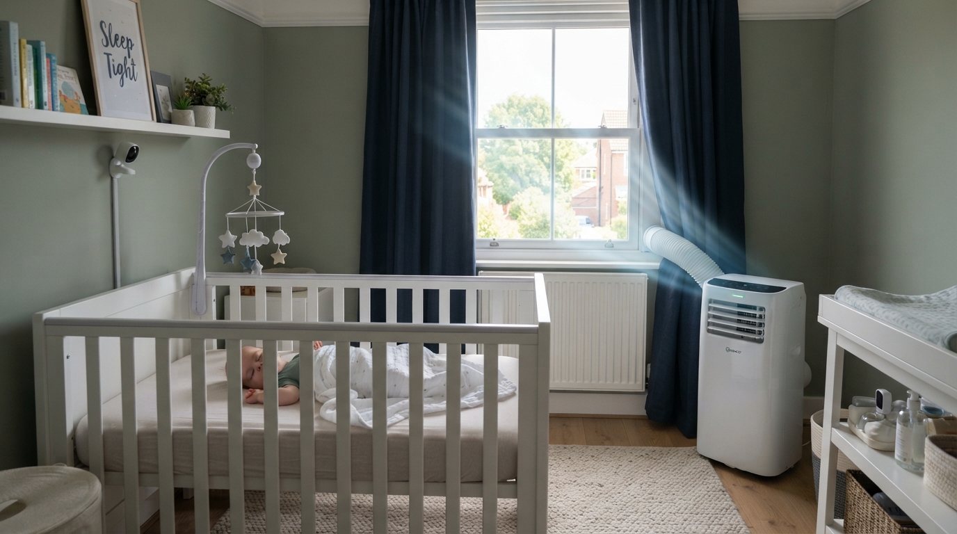 Best Air Conditioner for a Baby’s Nursery UK (Safe Setup Guide)
