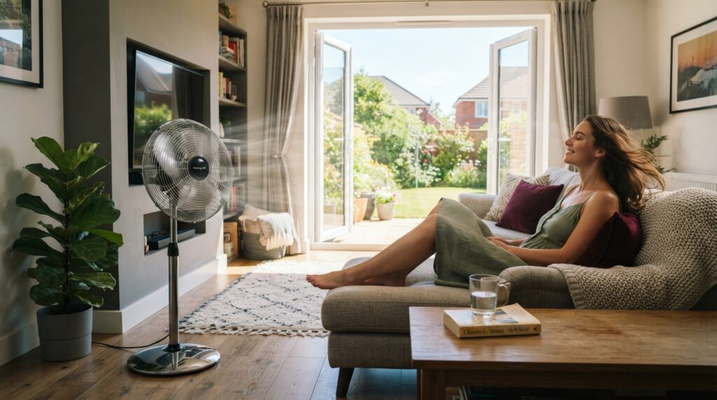 Why Does Turning Off a Fan Make a Room Suddenly Feel So Much Hotter?