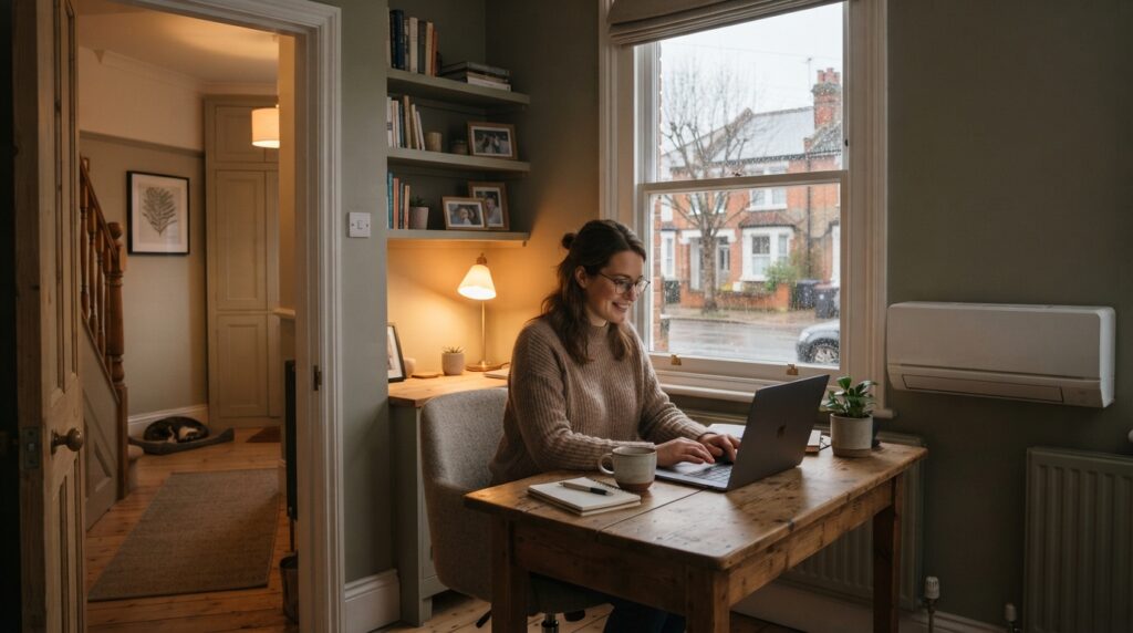 Heating a Home Office in Winter Without Heating the Whole House